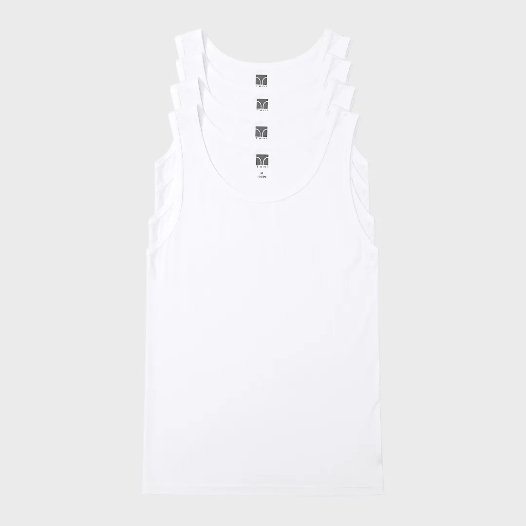 4 Pack Silktouch TENCEL™ Modal Air Tank Top