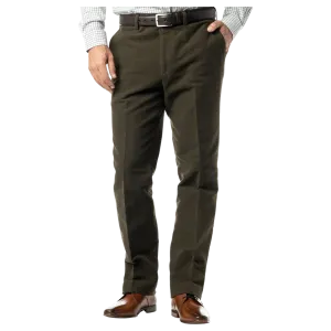 40% OFF GURTEEN Epsom Moleskin Trousers - Olive - 36 REGULAR