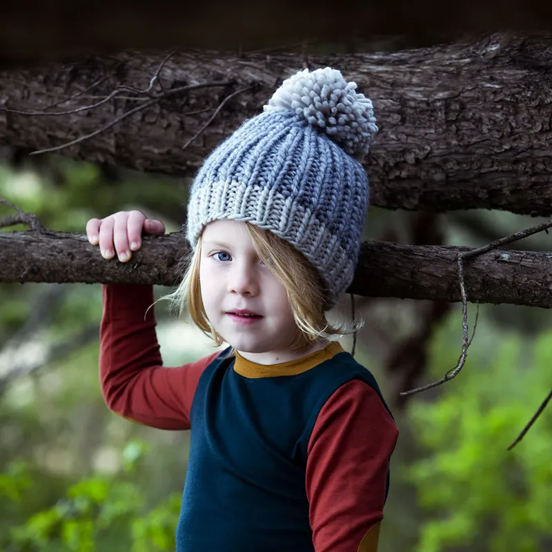 Acorn Traveller Chunky Beanie - Grey