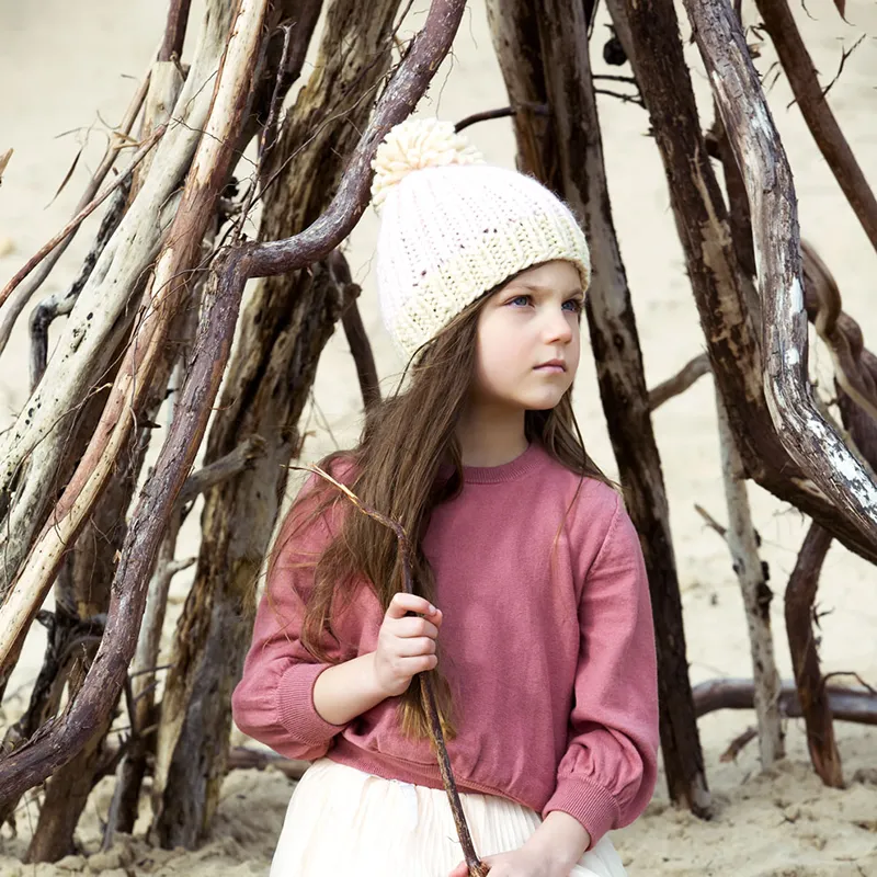 Acorn Traveller Chunky Beanie - Pink