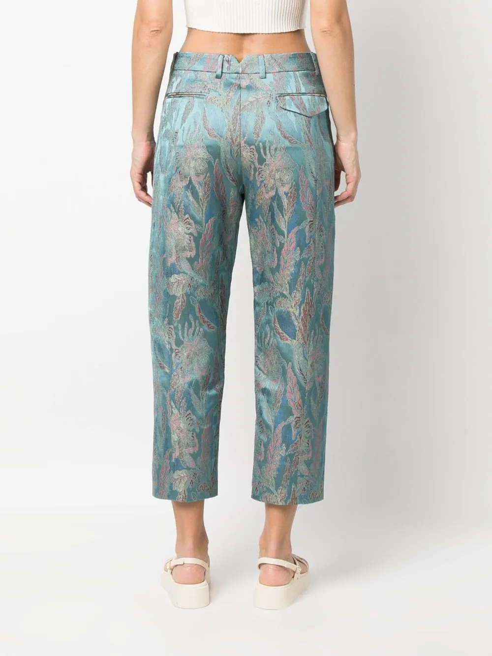 Alberto Biani Trousers Clear Blue