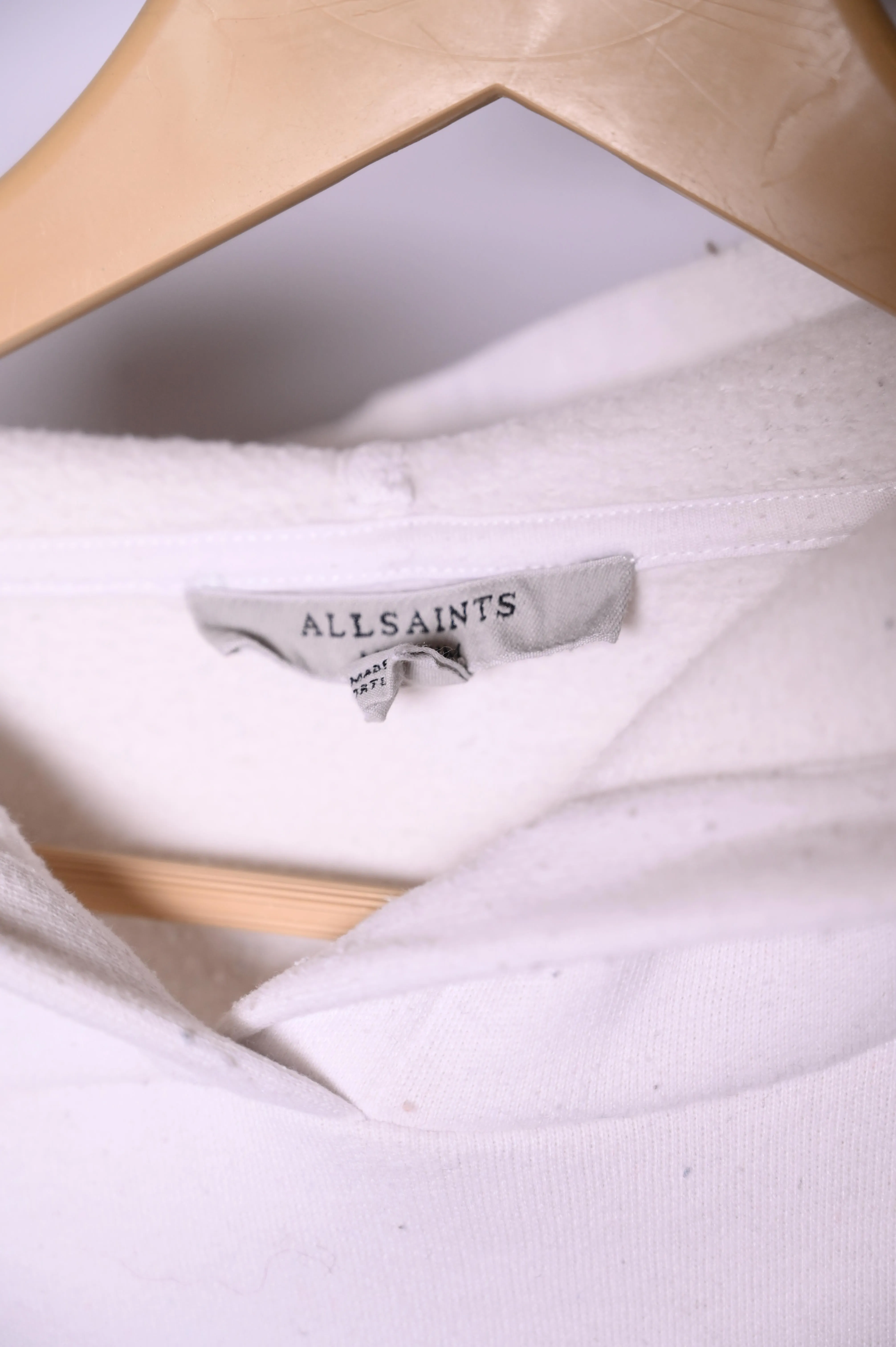 All Saints White Hoodie - Medium