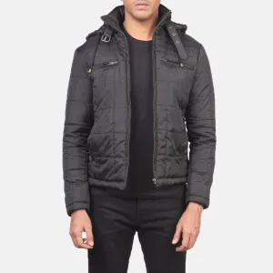 Alps Quilted Black Windbreaker Jacket