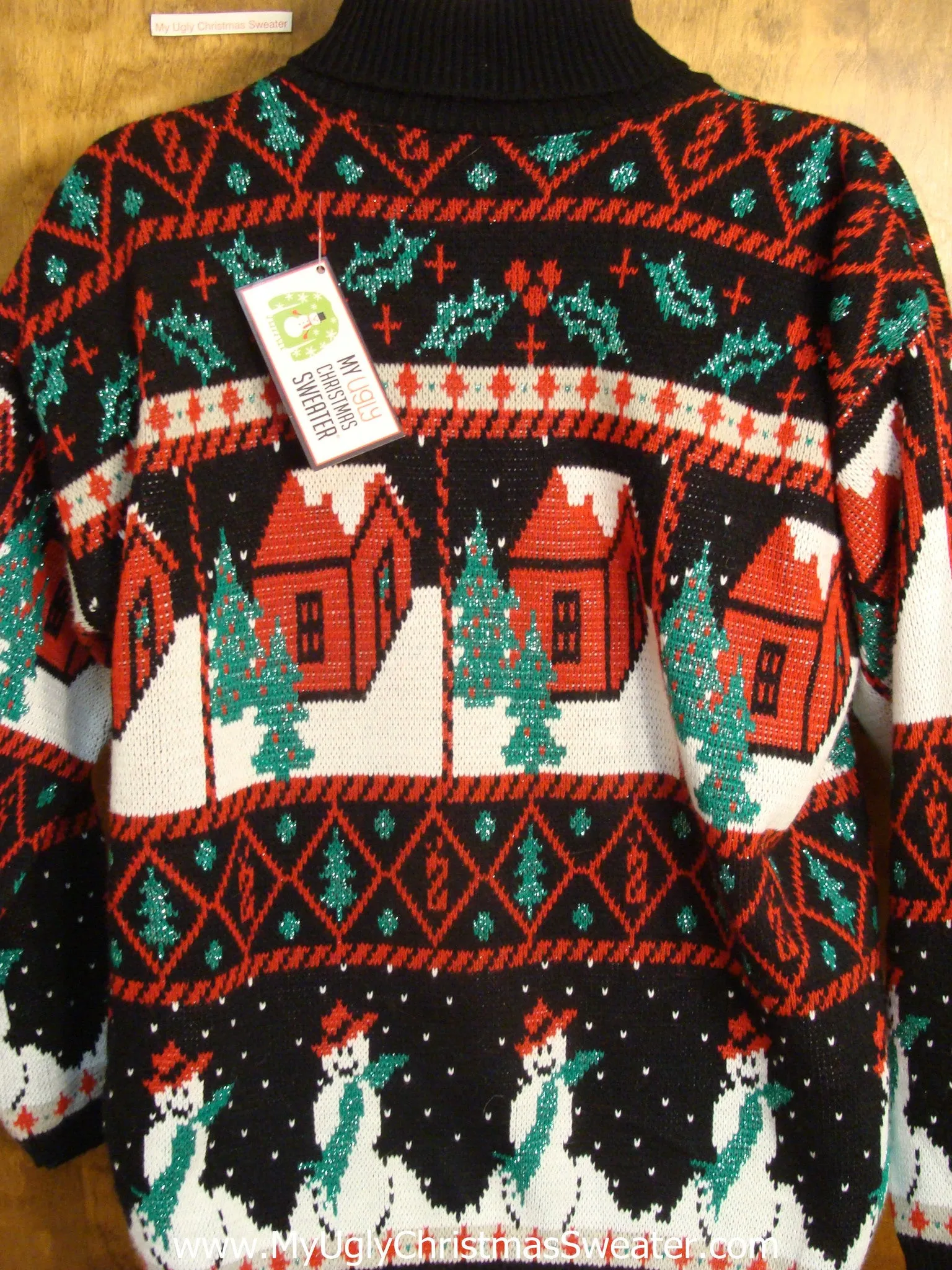 Amazing Snowy Town Christmas Sweater