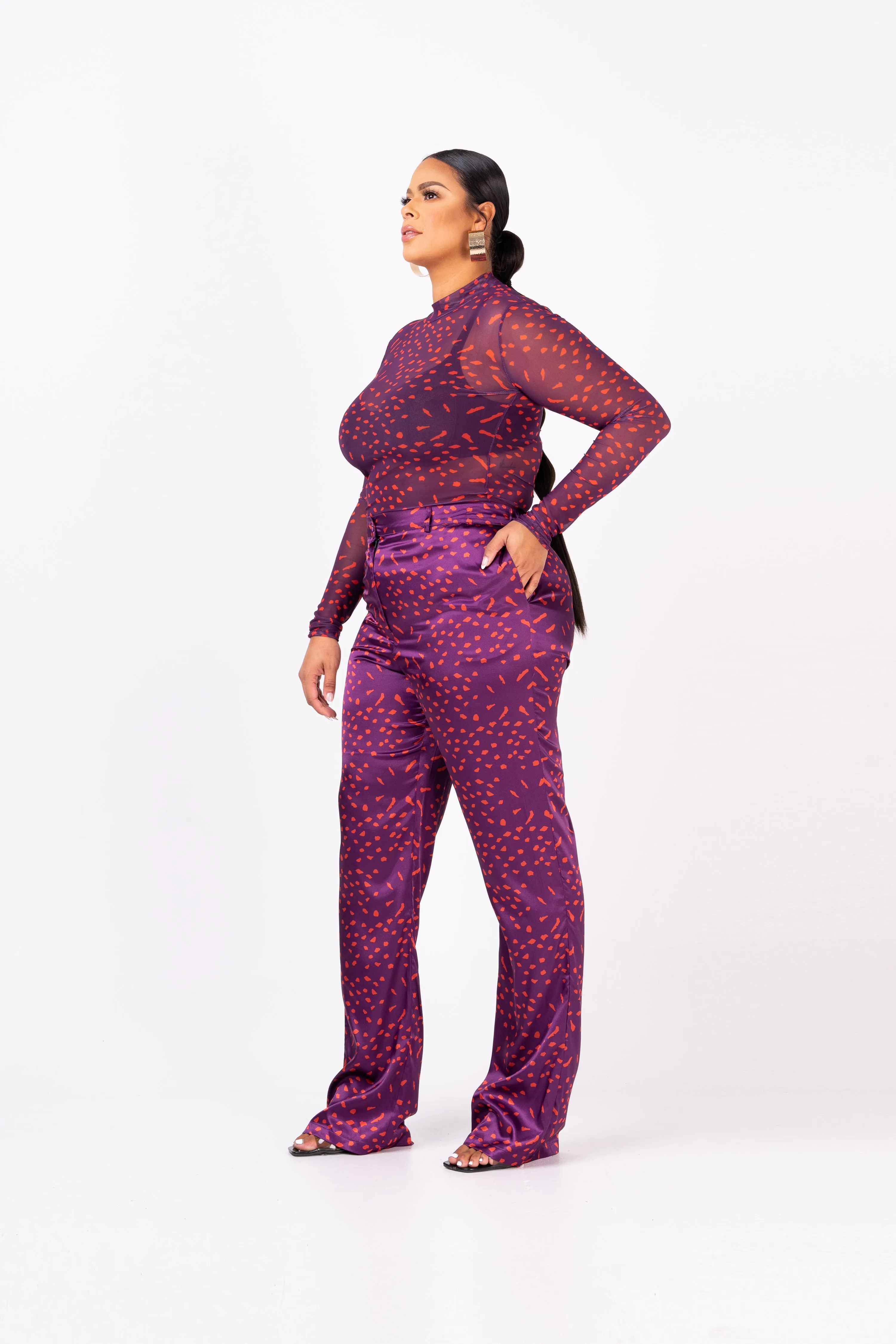 AMINAH HIGH WAIST PANTS (STRAIGHT LEG)