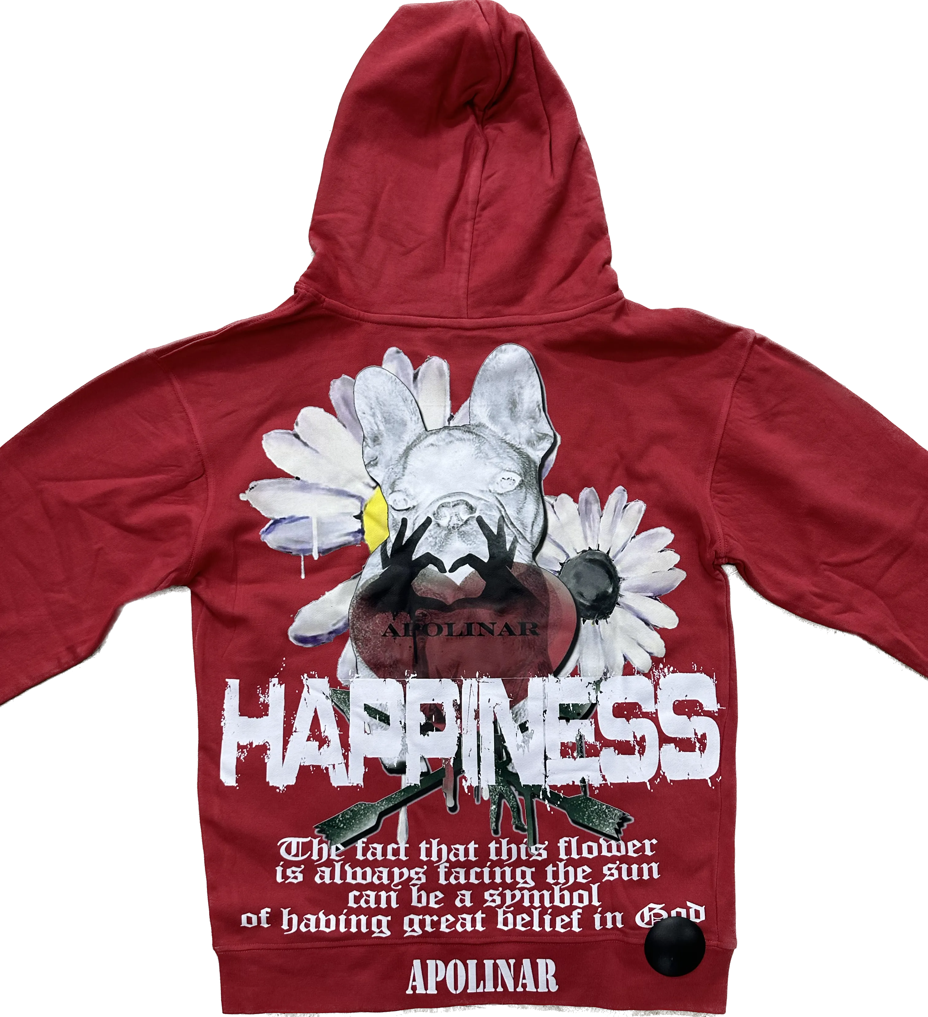 APOLINAR HAPPINESS II  HOODIE PLR-081 RED