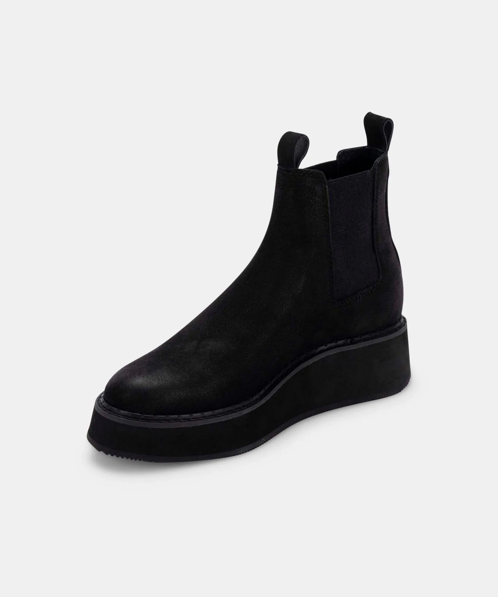 ARLETE BOOTIES BLACK NUBUCK re:vita