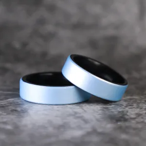 Baby Blue Dual Layer Breathable Silicone Ring