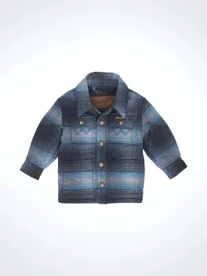 Baby Boy's Wrangler Flannel Shirt Jacket