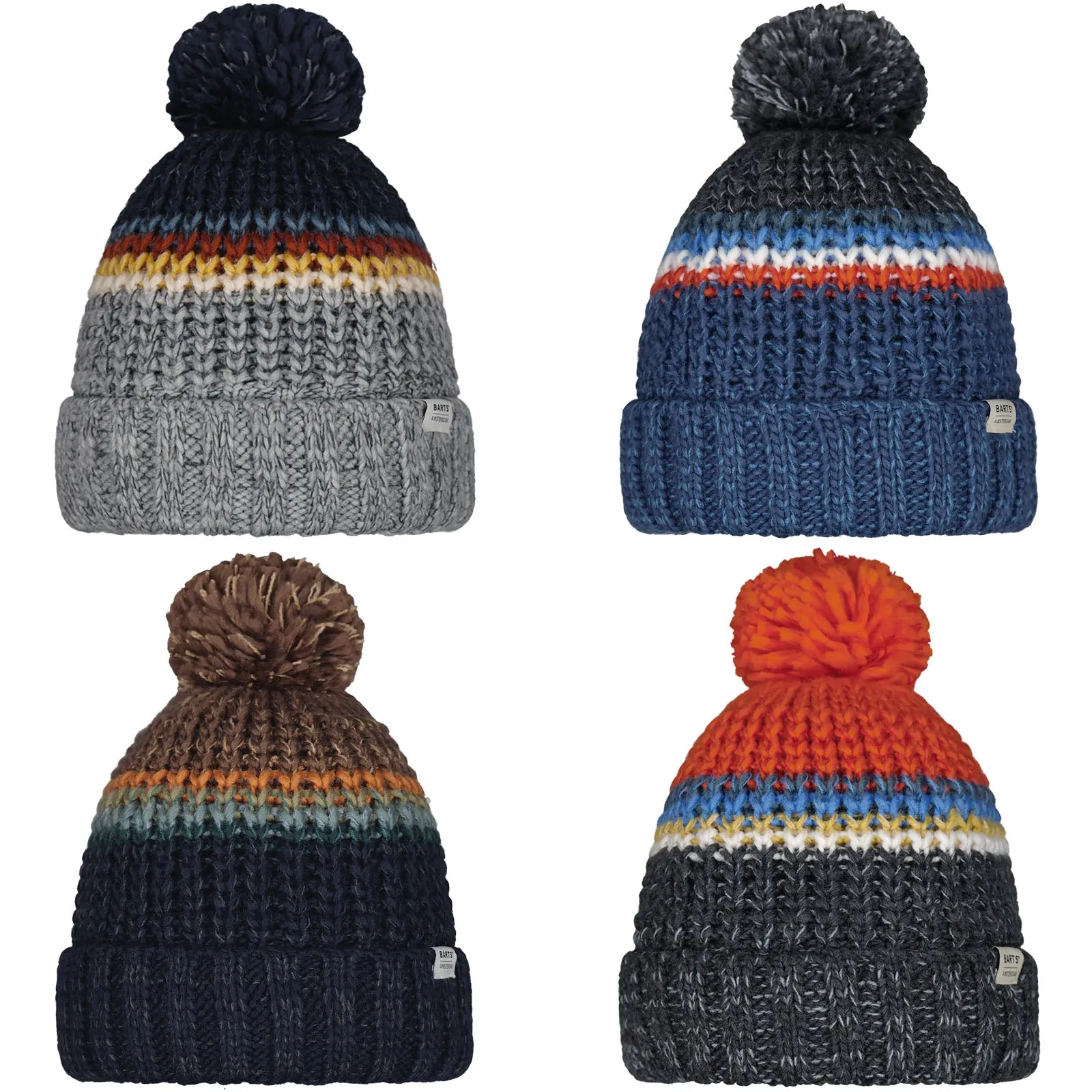 Barts Kids Reggey Cuffed Fleece Lined Bobble Hat