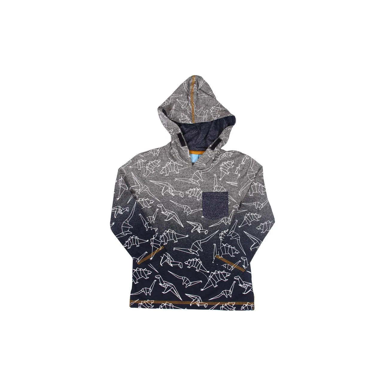 Bear Camp - Hendrix Printed Ombre Dinosaur Pullover Toddler