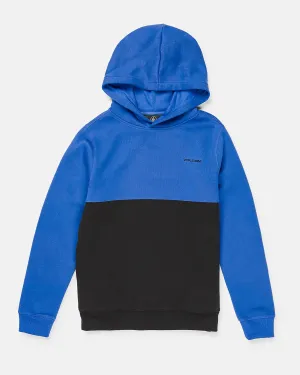 Big Boys Divided Pullover Hoodie - Blue