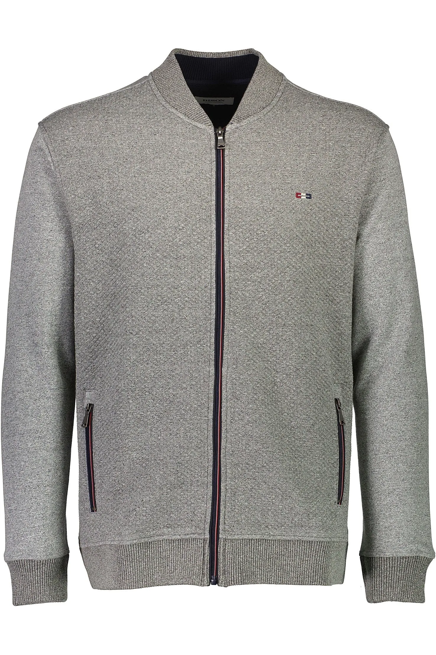 Bison sweat cardigan med lynlås (M - 3XL)