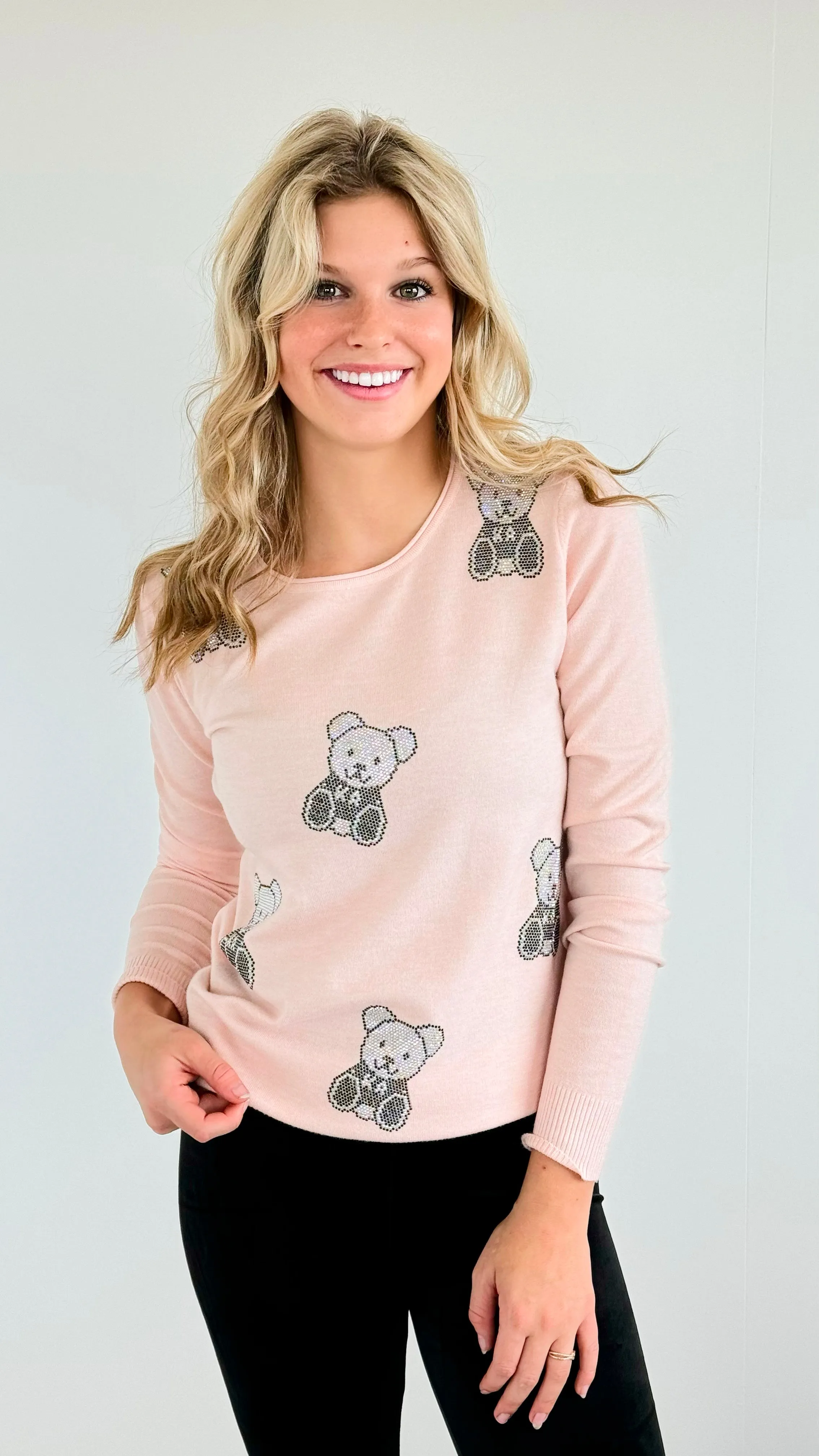 Bougie Friend Sweater- Peach