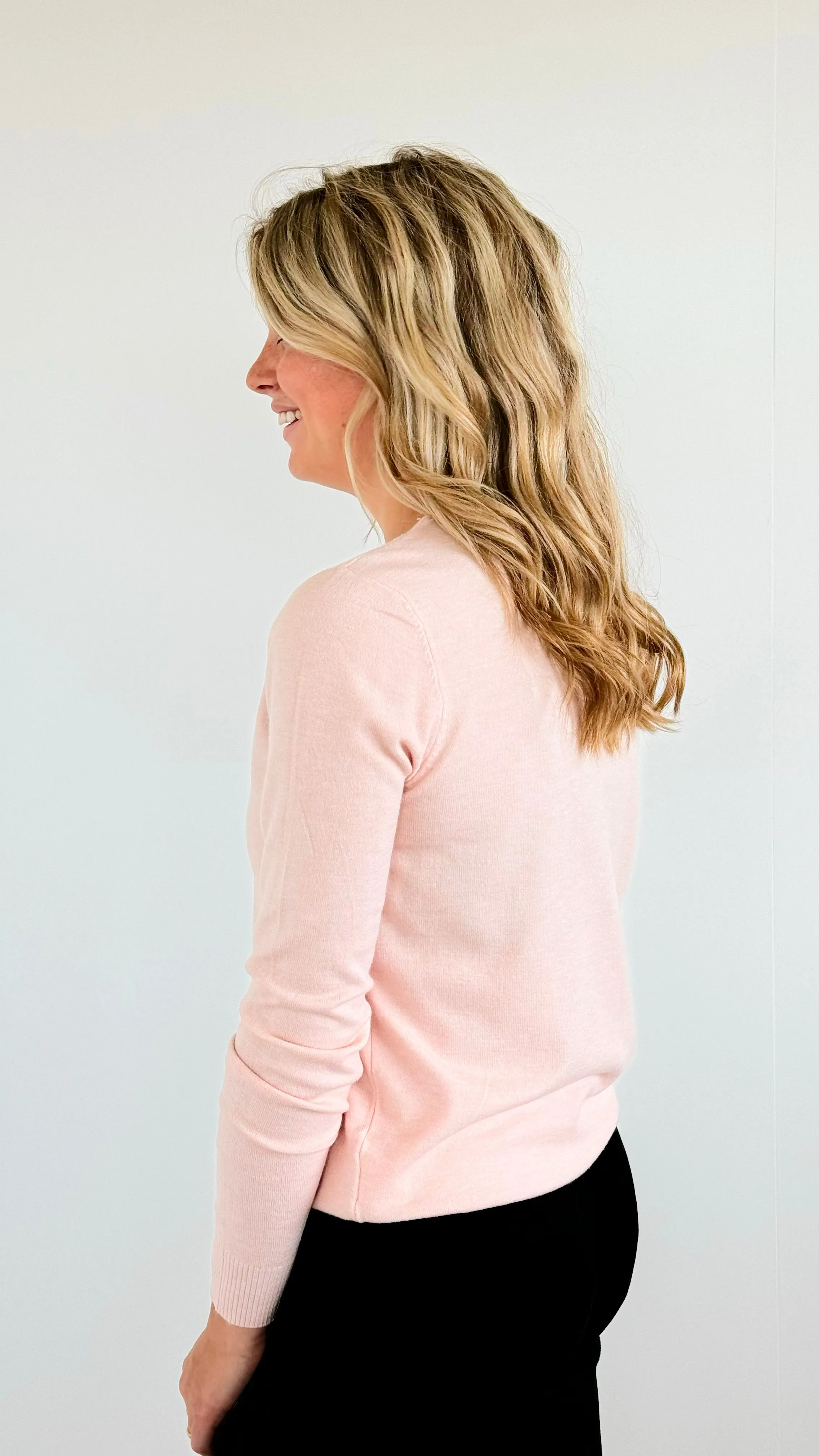 Bougie Friend Sweater- Peach