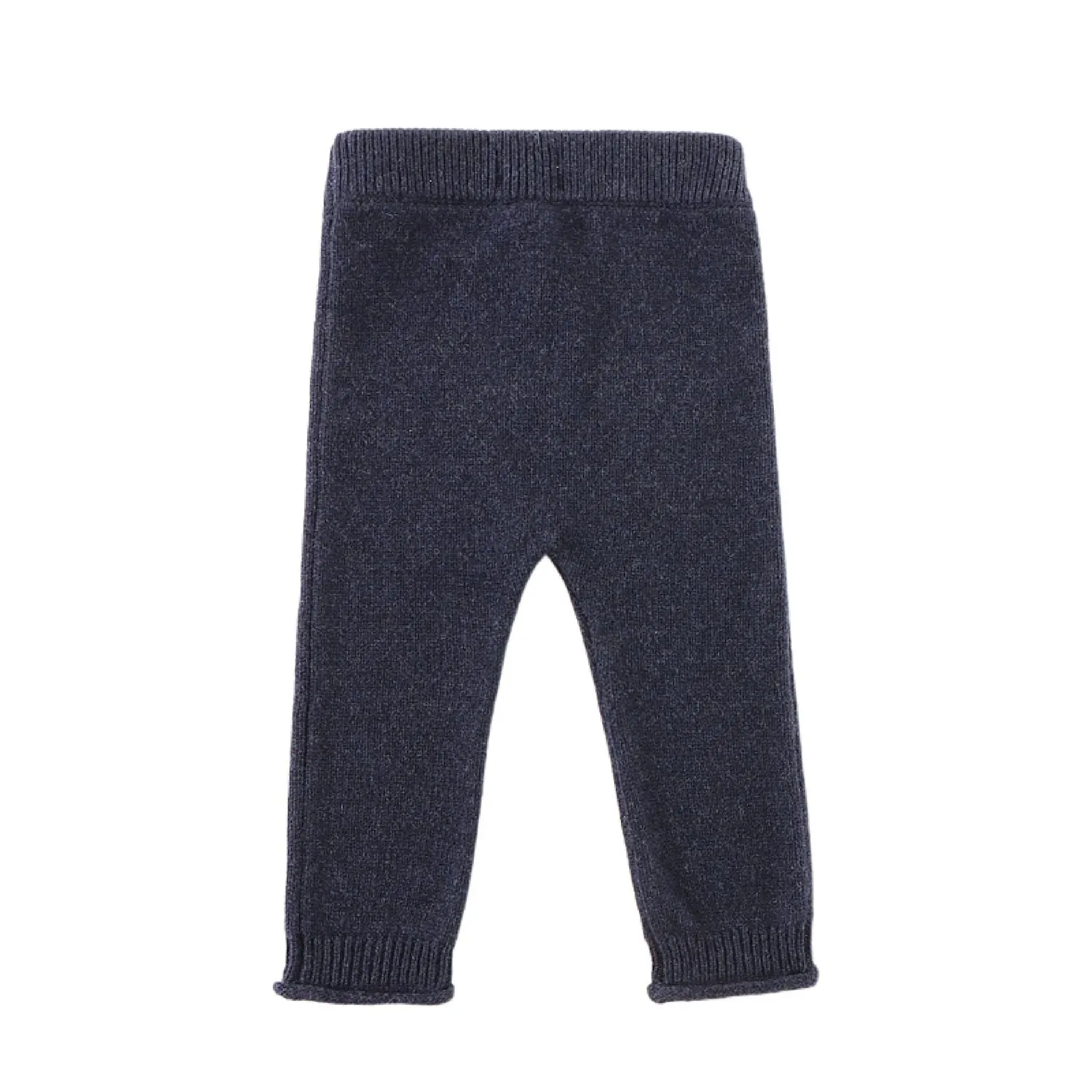 Boys Navy Trig Merino Wool Trousers