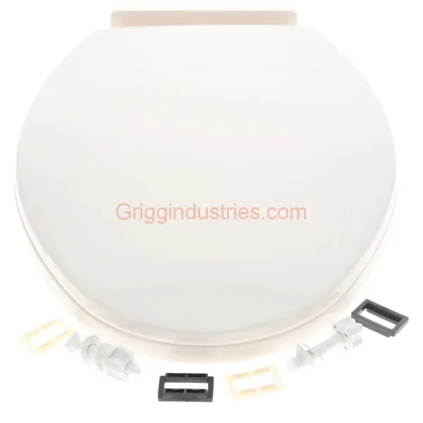 Briggs TS1600-130 White Toilet Seat