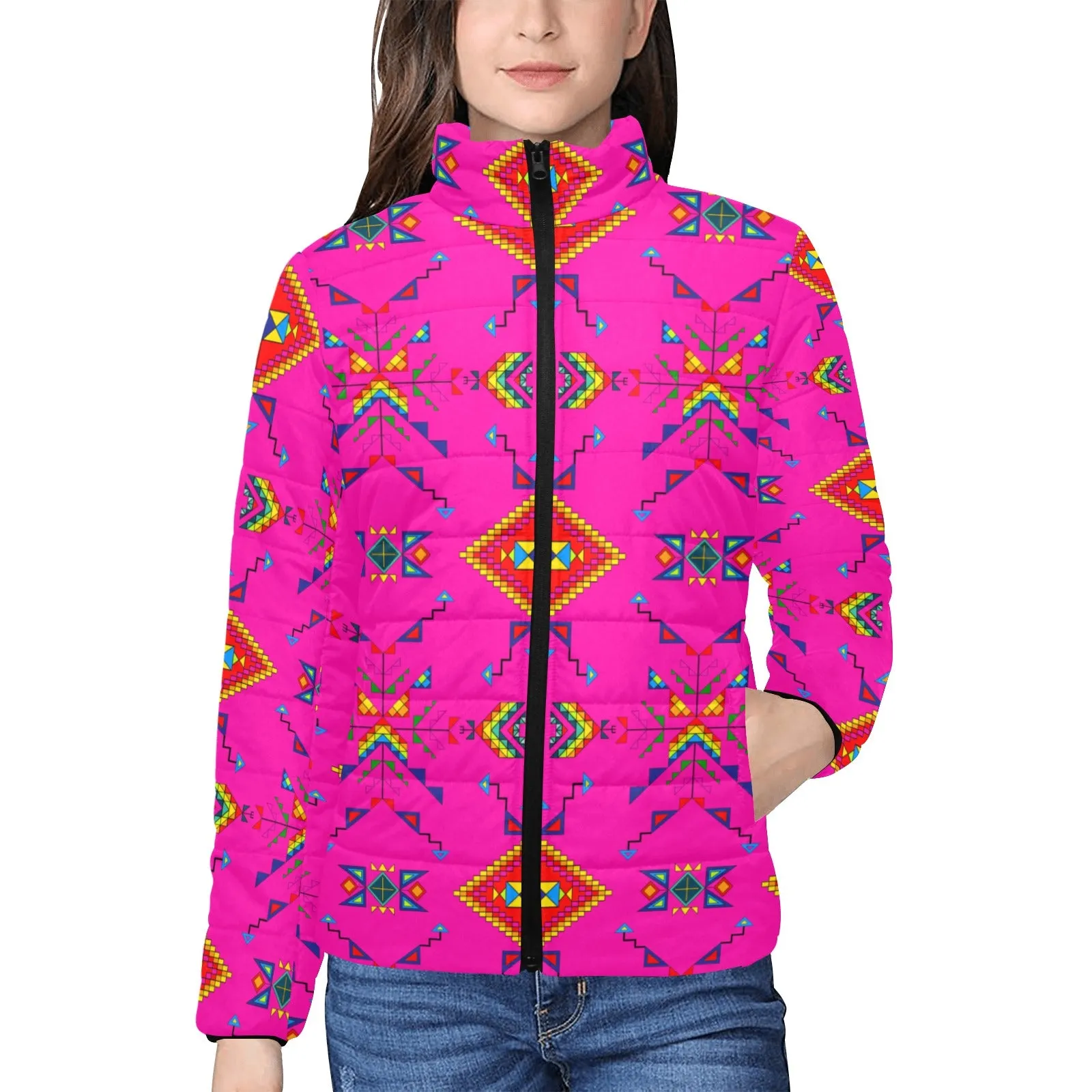 Buffalo Jump Pink Women's Padded Jacket