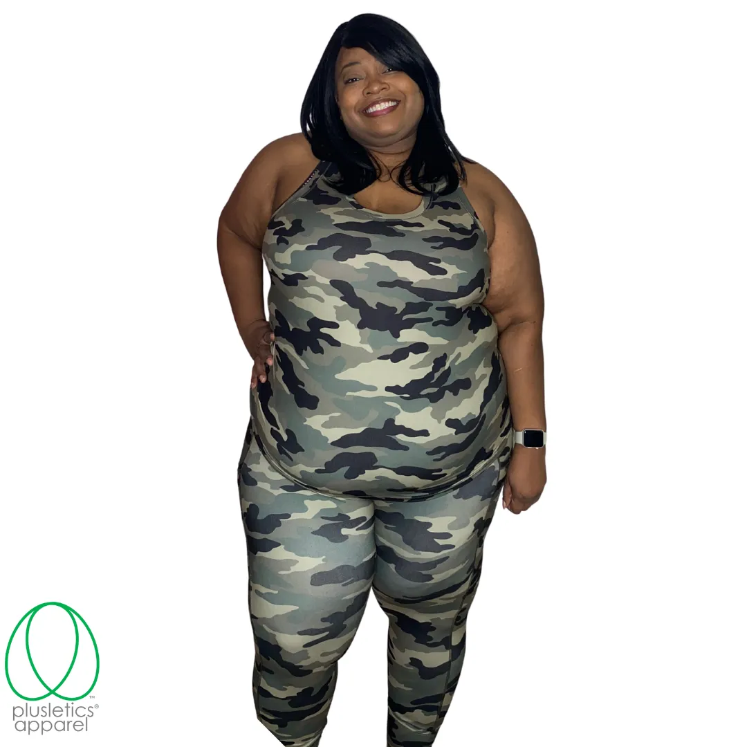 Camo Active Gym Set - Army Green