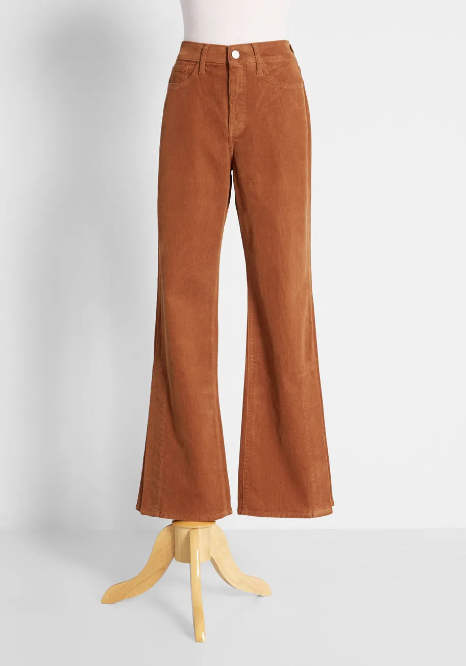 Can You Dig It Corduroy Flare Pants