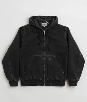 Carhartt OG Active Rivet Jacket - Black Stone Washed