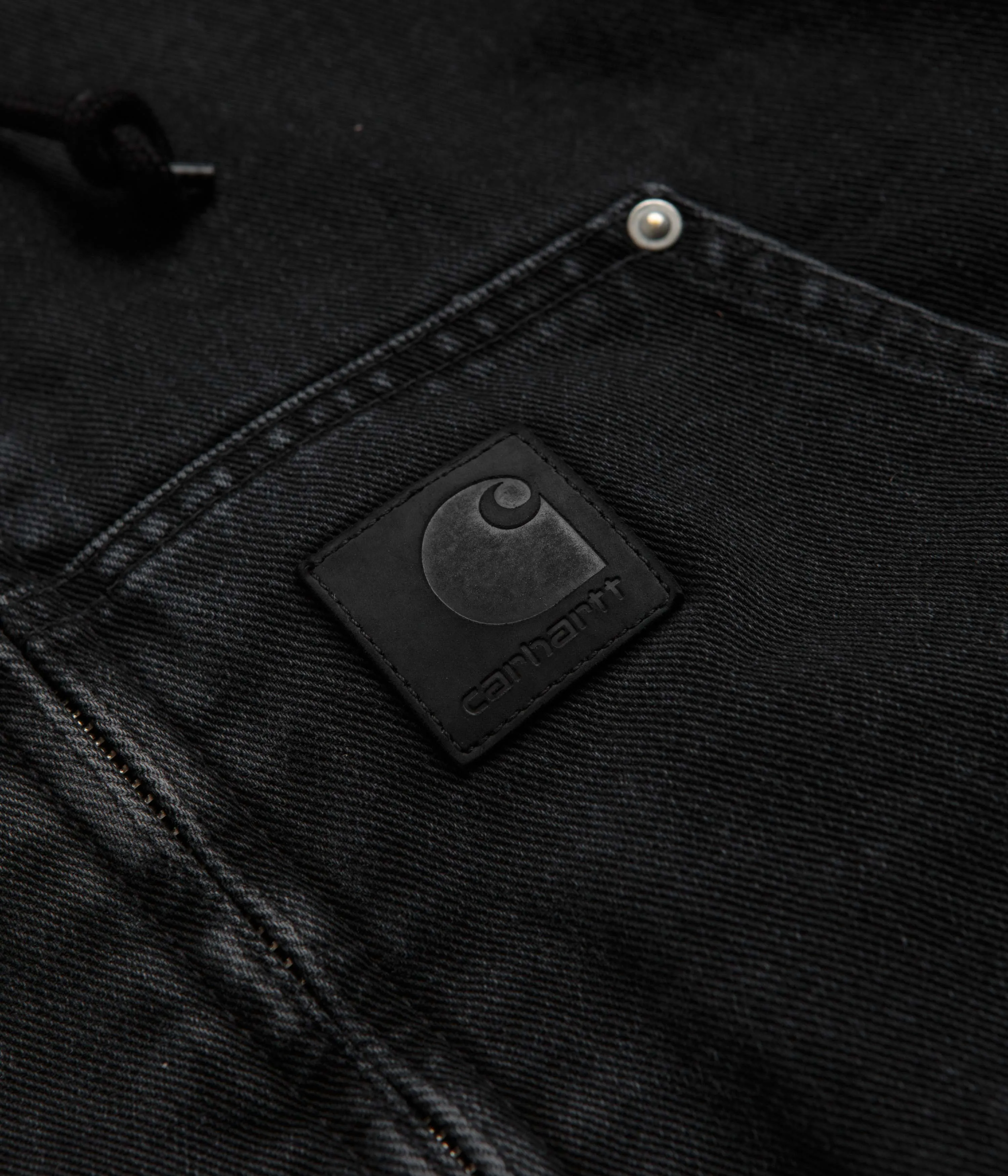 Carhartt OG Active Rivet Jacket - Black Stone Washed