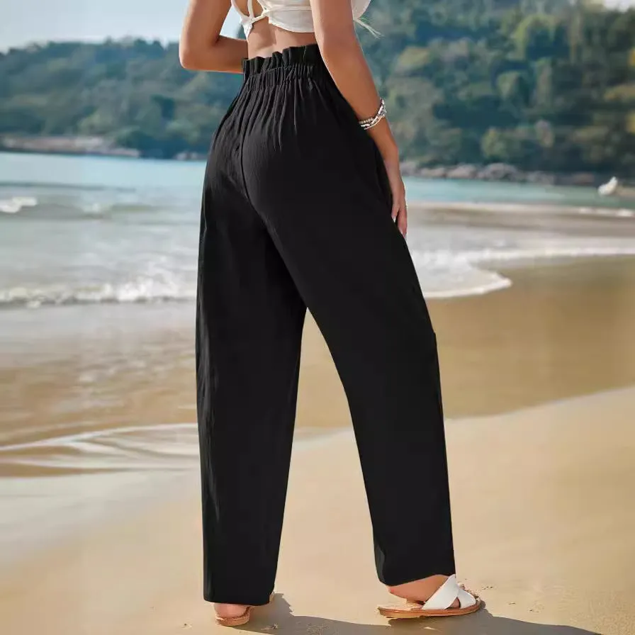 Casual High Waist Trousers For Women