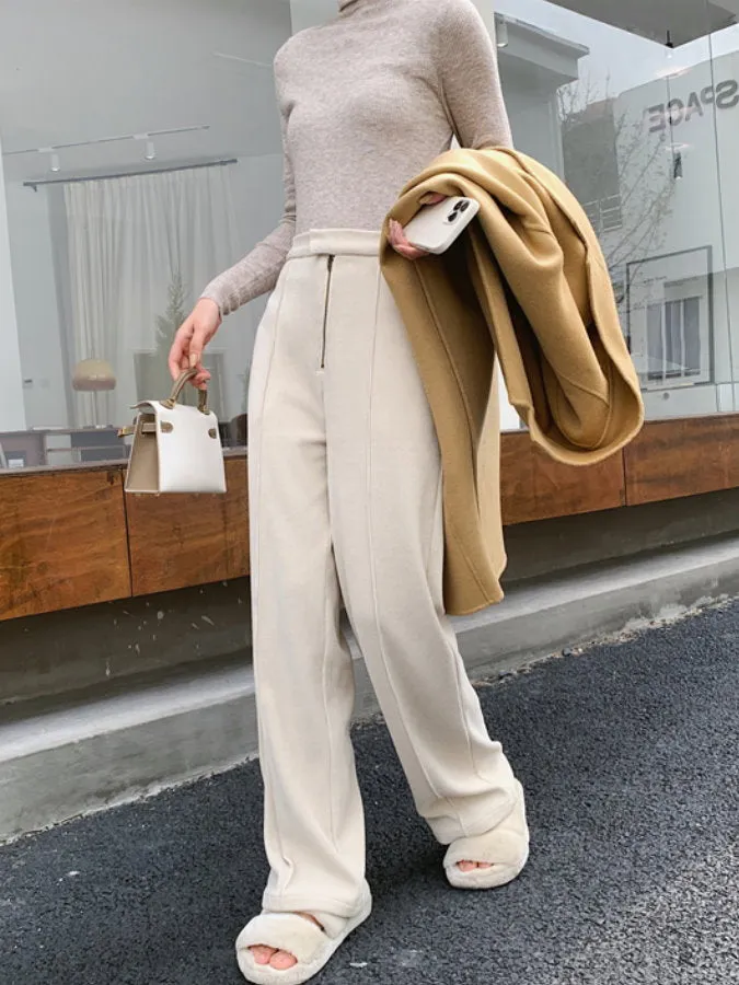 Center seam corduroy pants HL4130