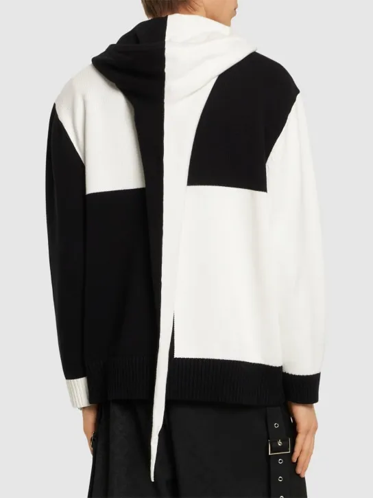 Charles Jeffrey LOVERBOY   Helraldry knit hoodie 