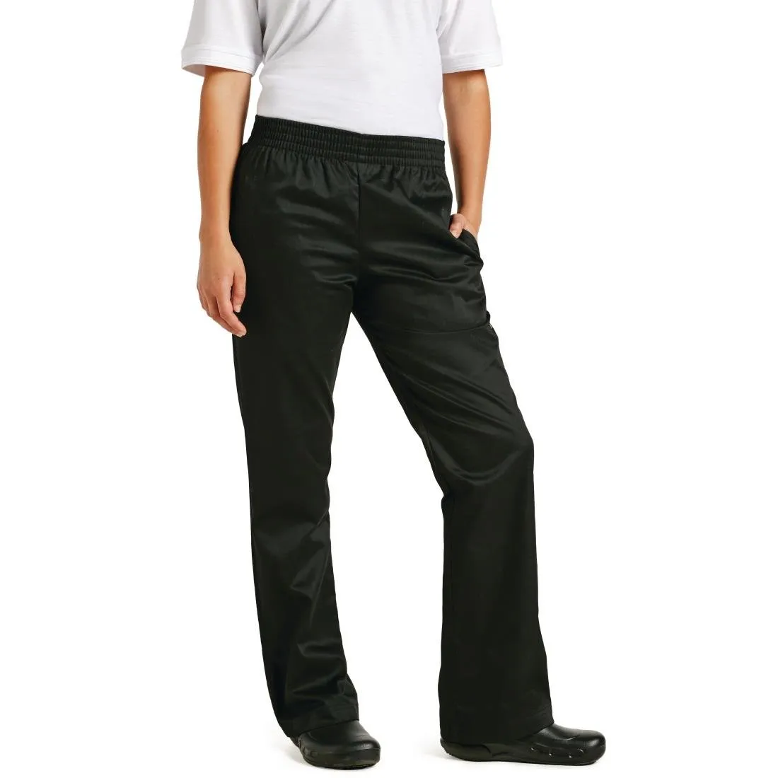 Chef Works Womens Basic Baggy Chefs Trousers Black S - B223-S