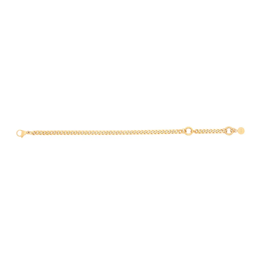 Chunky Curb Gold Chain Bracelet