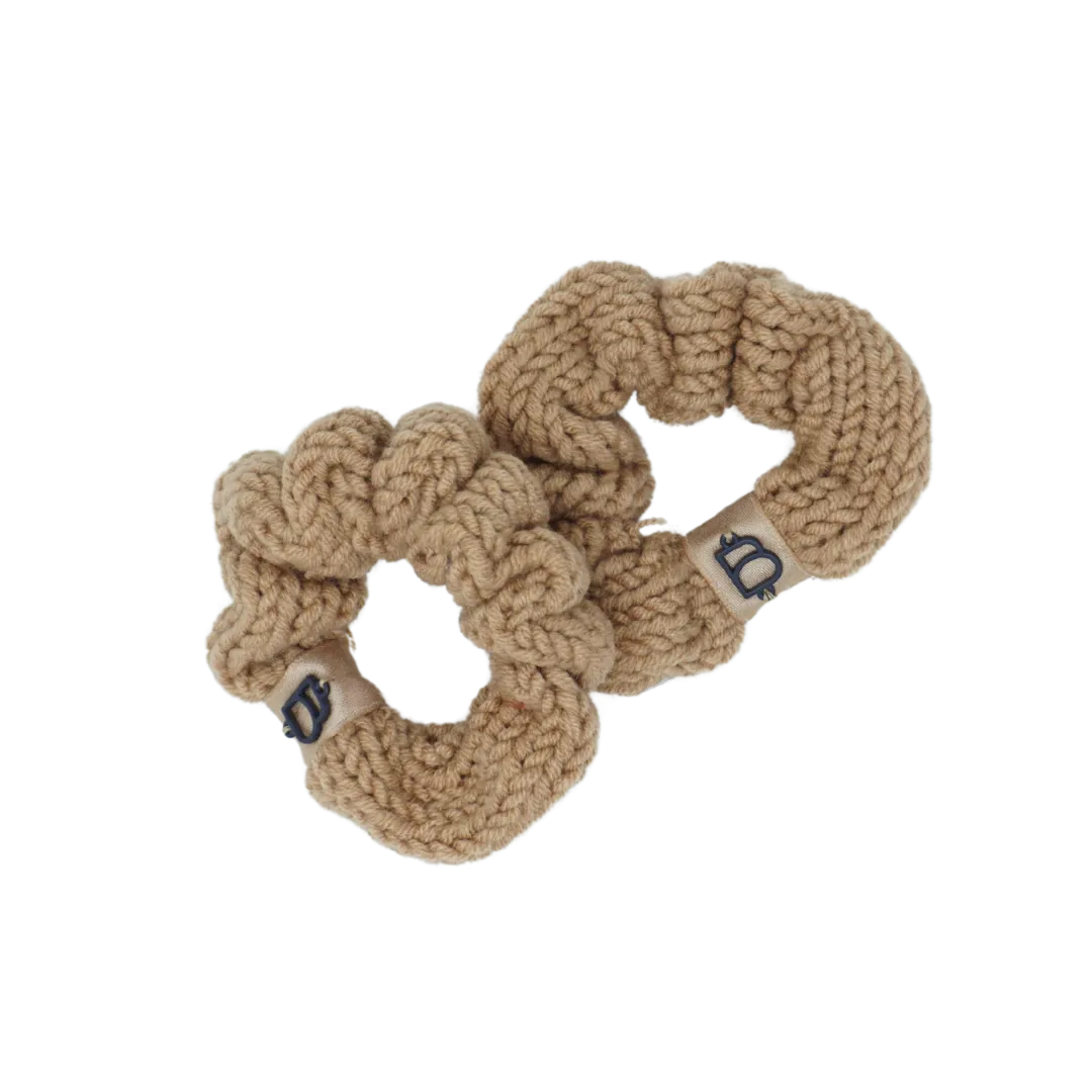 Chunky Knit Mini Scrunchie Set