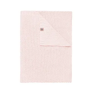 Chunky Knit Toddler Blanket in Blush