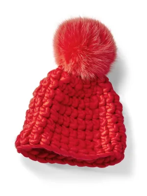 Chunky Wool Knit Hat