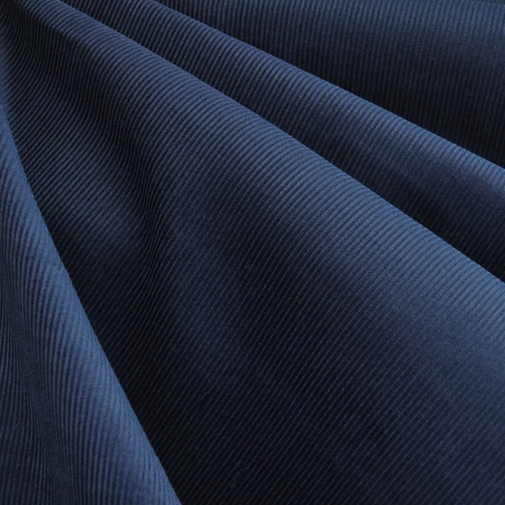 Classic Mid Wale Corduroy Solid Navy