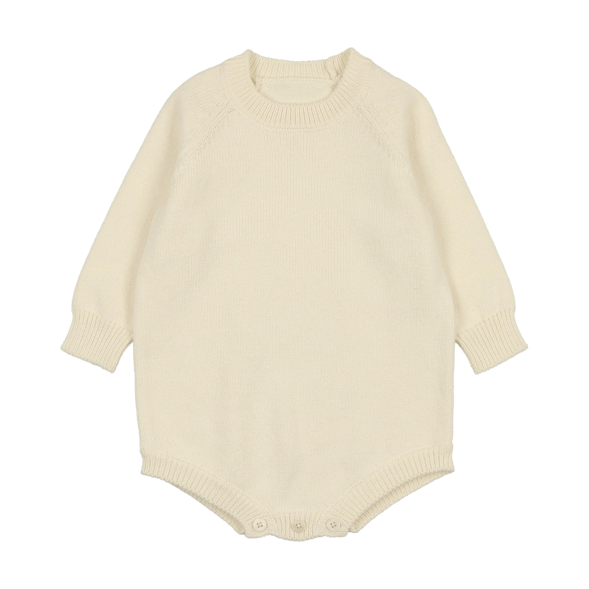 Coco Blanc Cream Chunky Knit Onesie