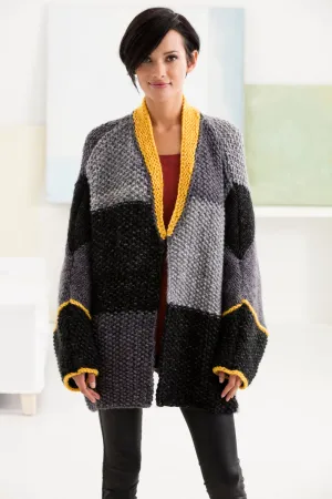 Color Block Cardigan (Knit) - Version 1