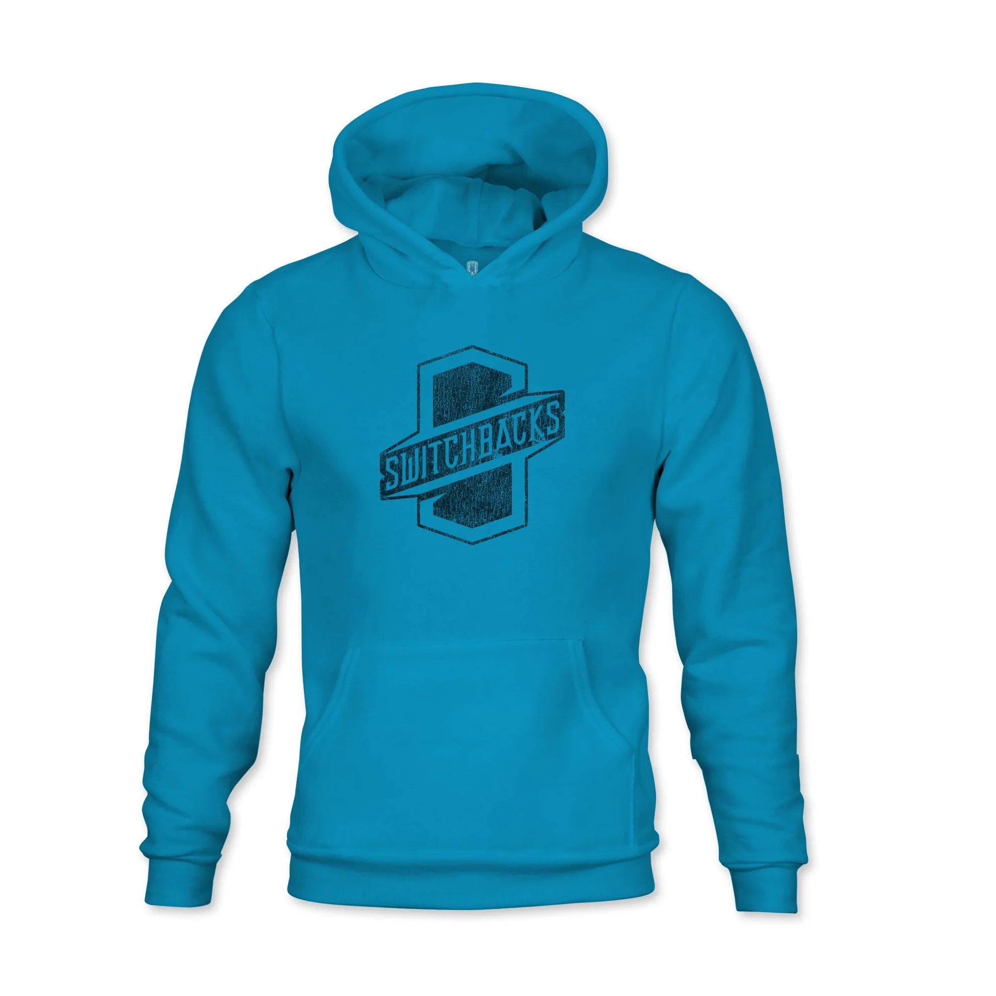 Colorado Switchbacks Color Badge Youth Fleece Pullover Hoodie - Teal