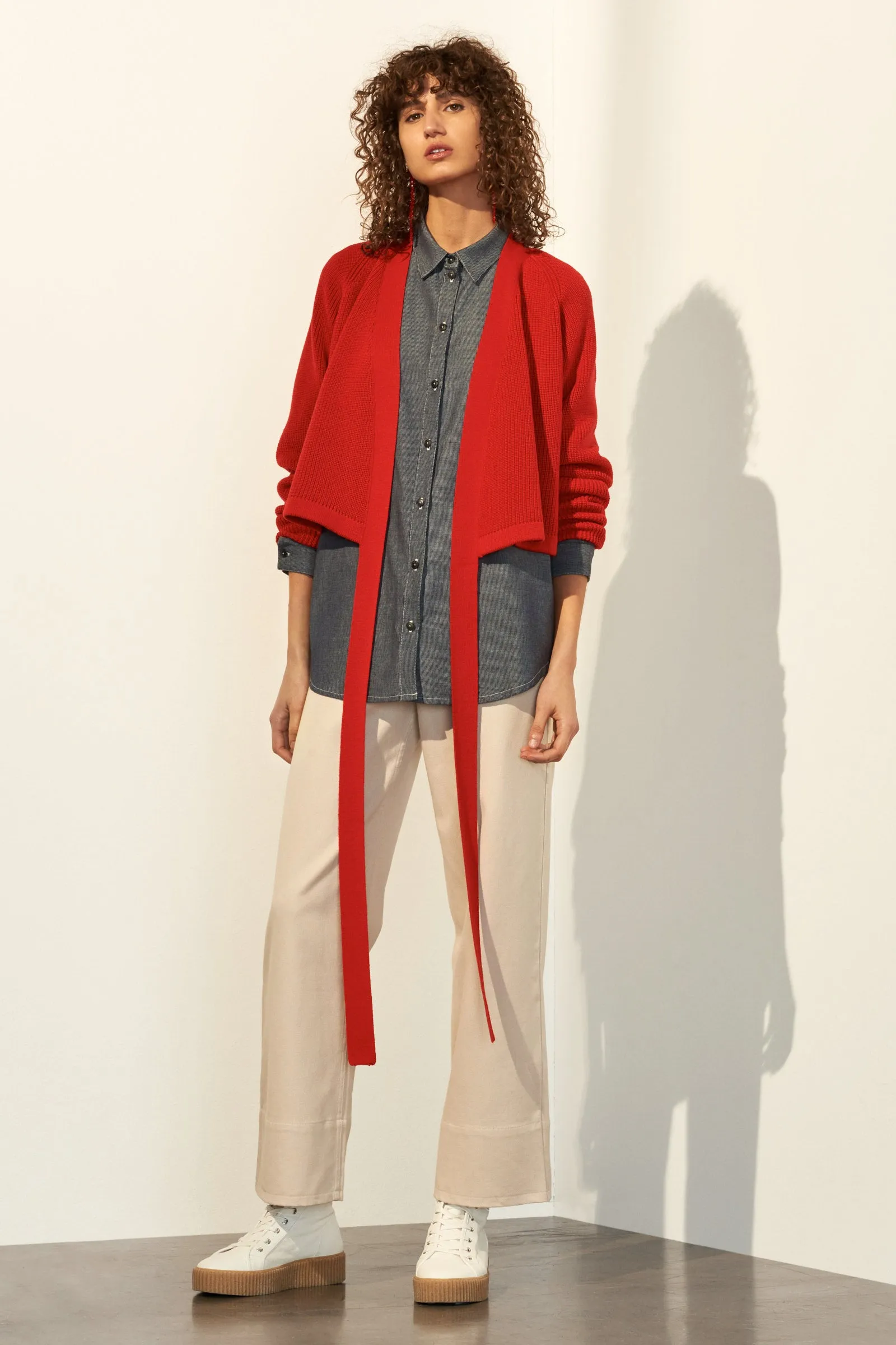 Composure Cardigan - Red