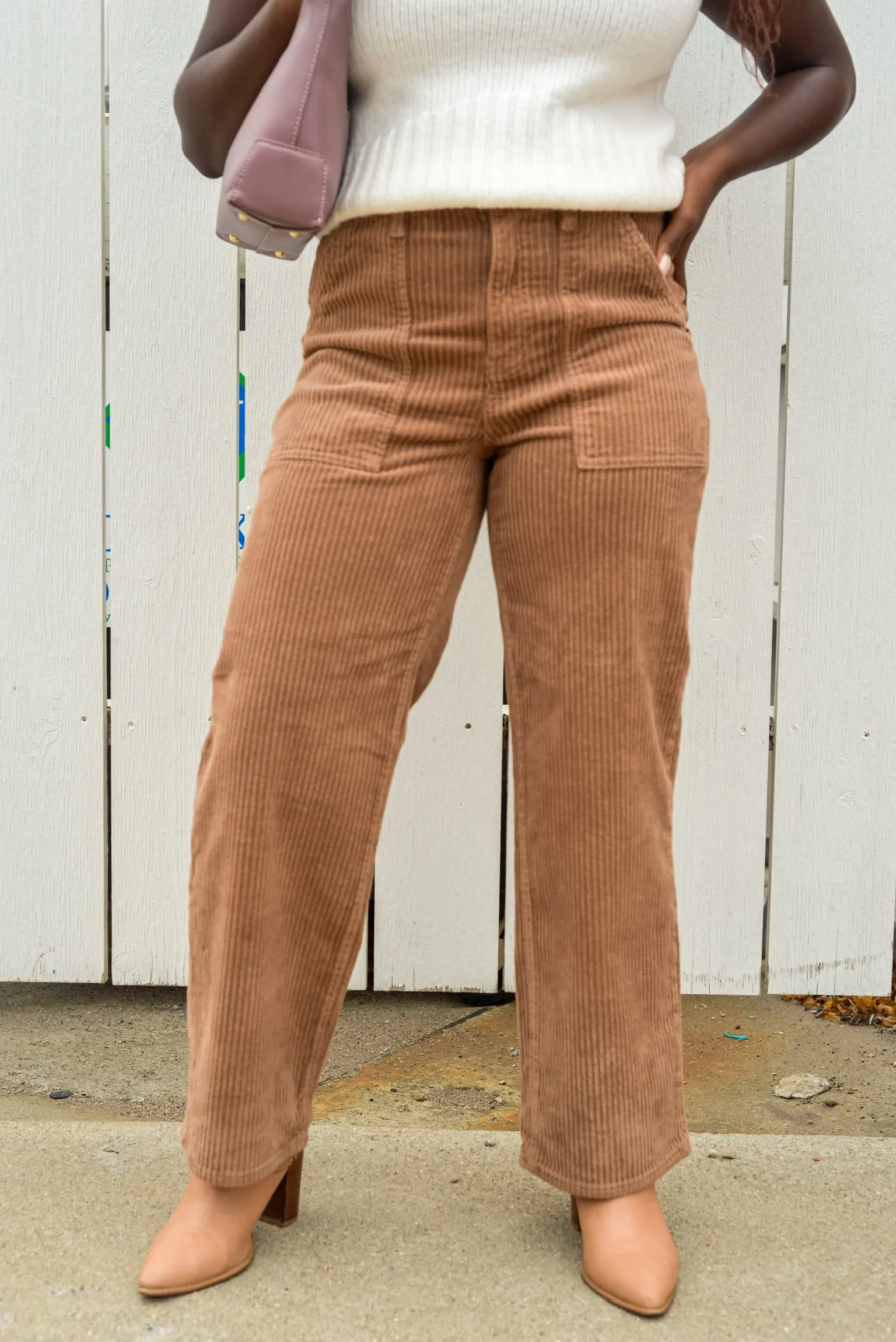 CORDUROY ANKLE PANT