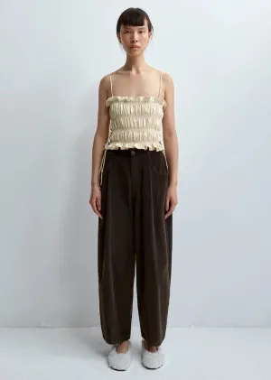 Corduroy Baggy Pants, Brown