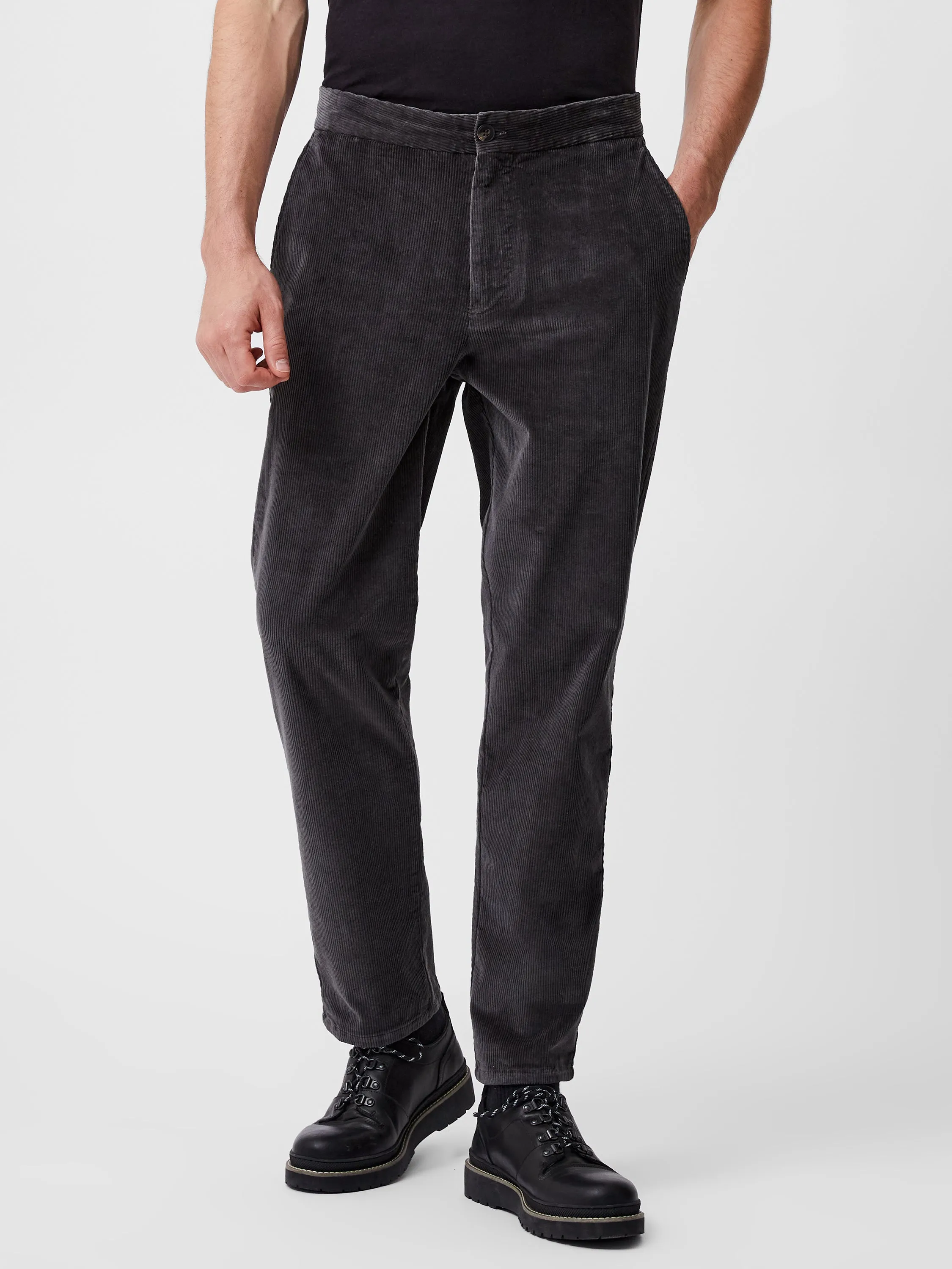 Corduroy Stretch Band Trousers