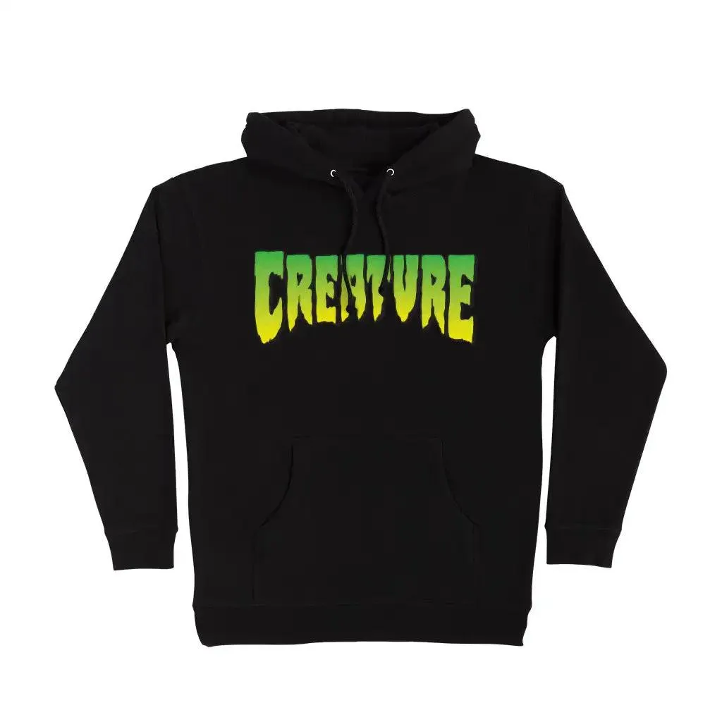 Creature Logo Heavyweight Pullover Hoodie Black