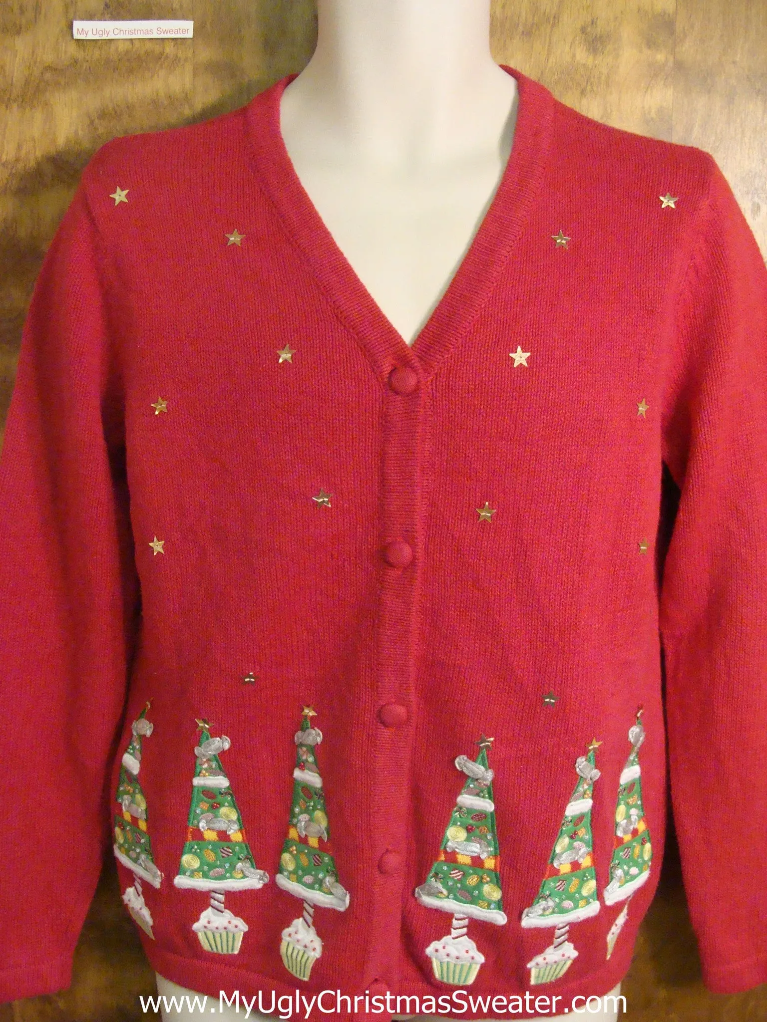 Decorated Trees Tacky Christmas Sweater