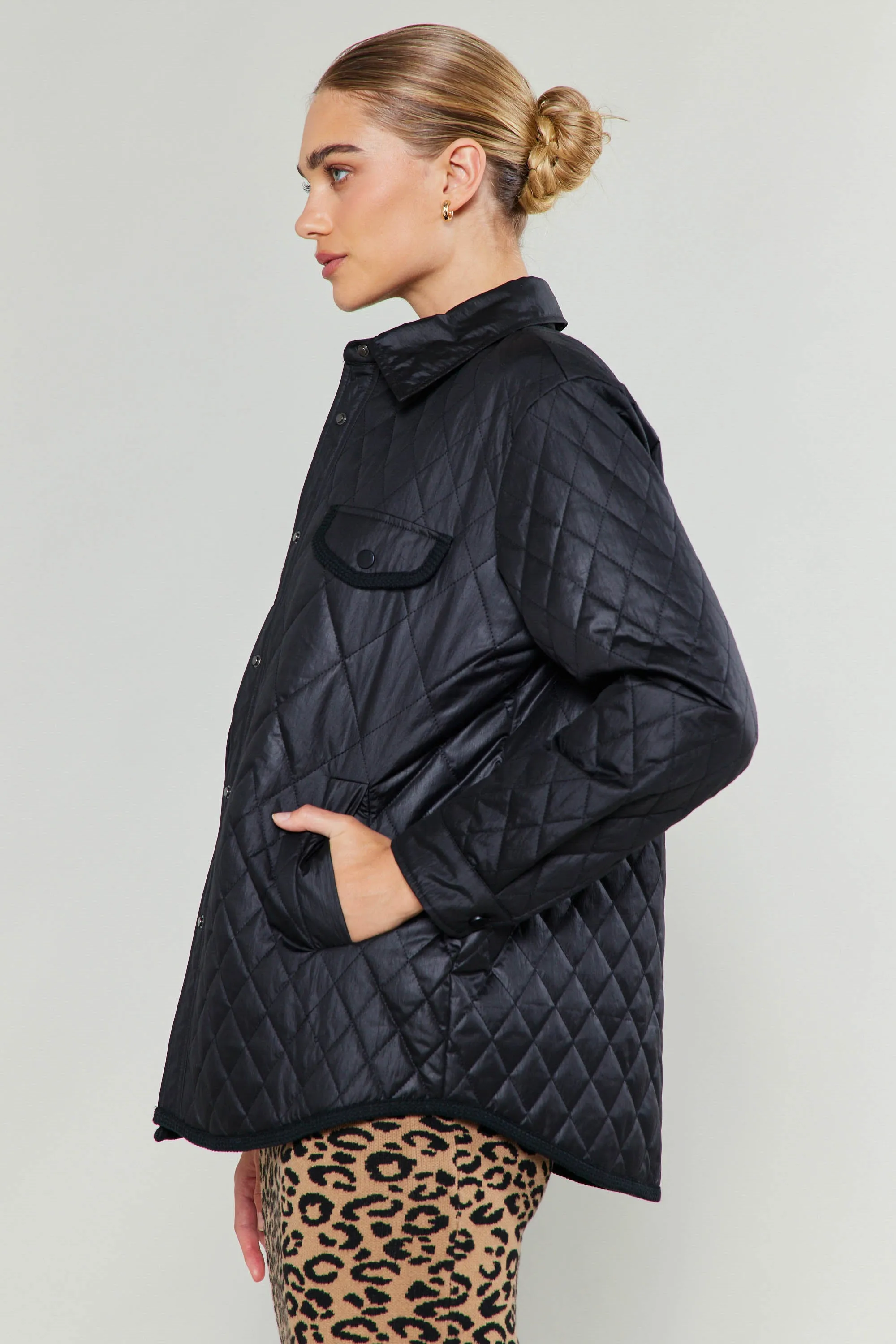 Diamond Quilted Jacket