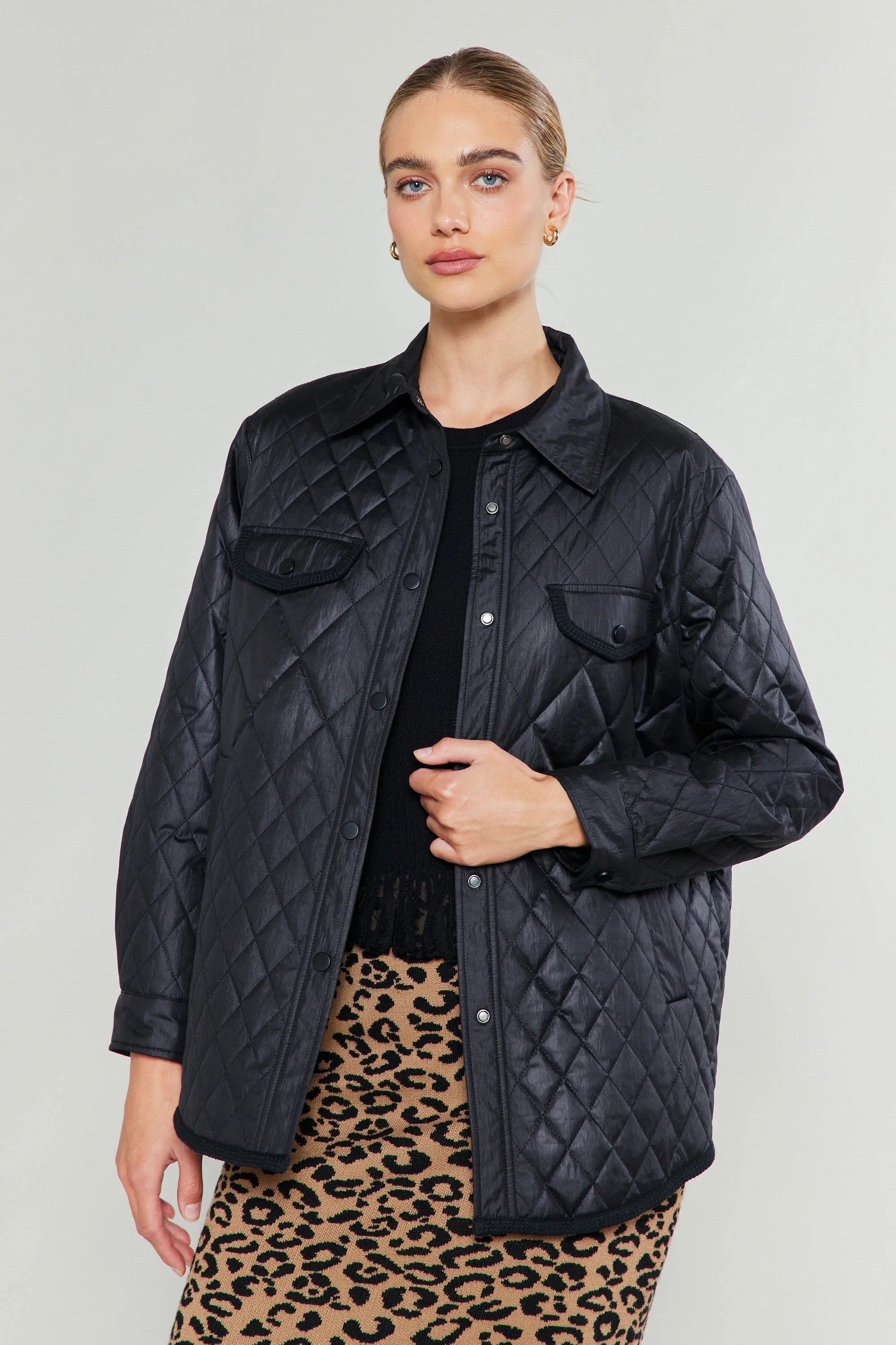 Diamond Quilted Jacket