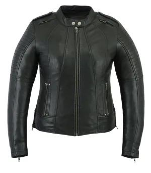 DS893 Women's Updated Biker Style Jacket