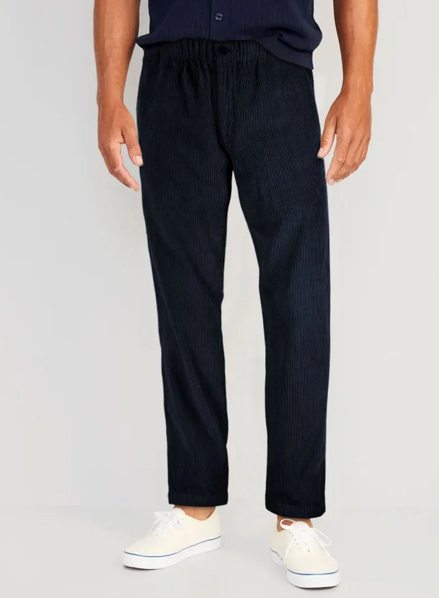 Easy Pants Navy Blue Corduroy