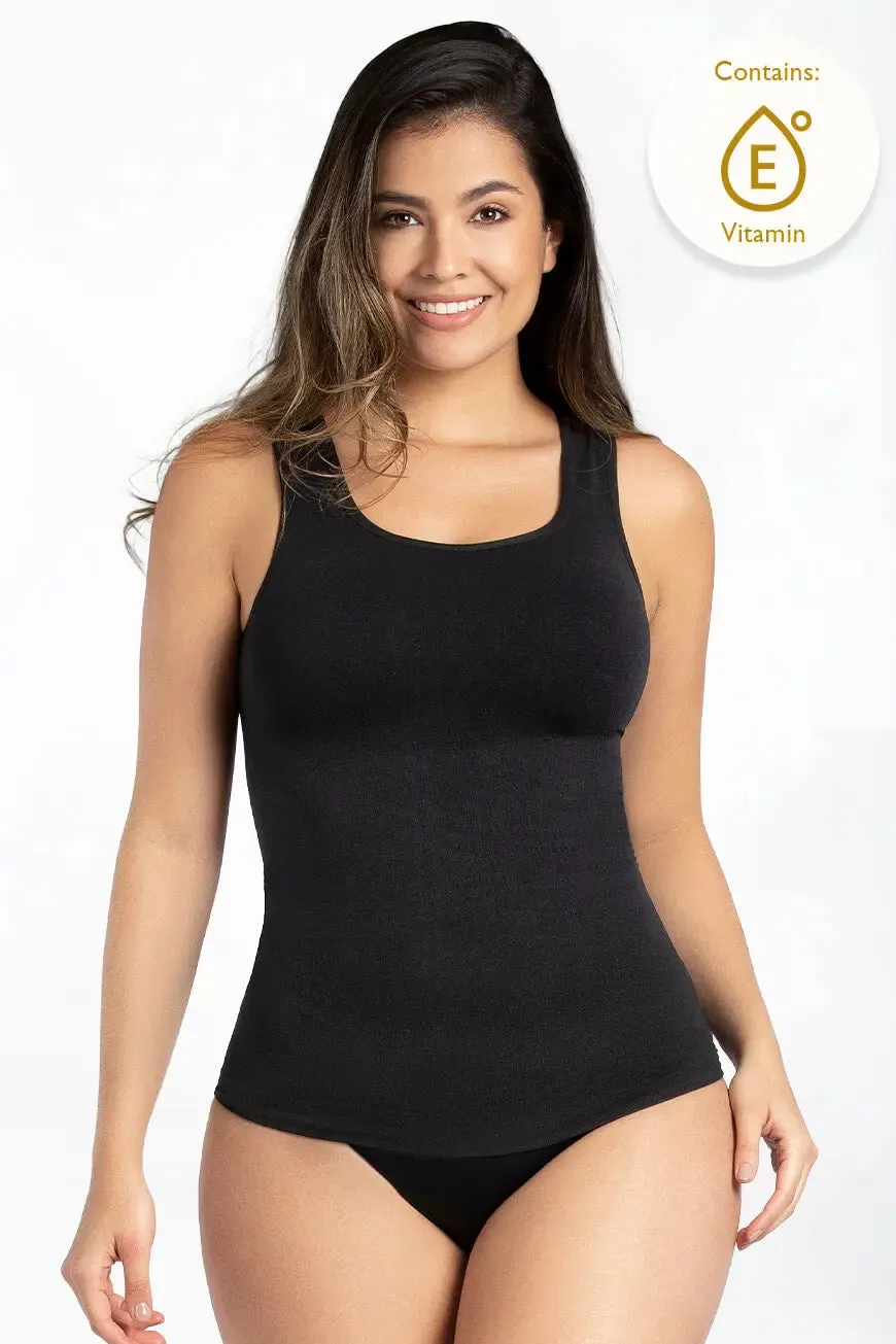 Final Sale Clearance Curveez Essential Square Neck Shapewear Tank Top