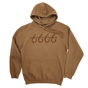 Four Sixes Logo Hoodie - Brown